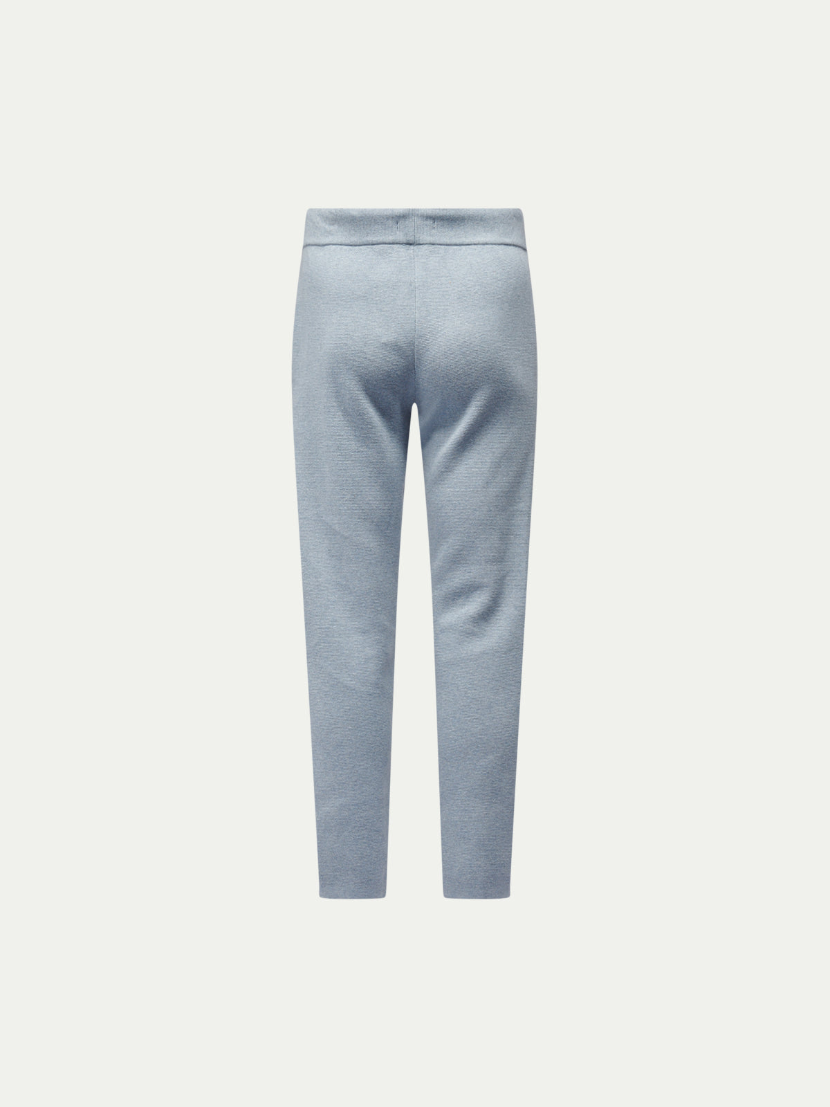 Blue Blizzard Knit Jogger Pants for Comfortable Casual Wear