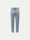 Blue Blizzard Knit Jogger Pants for Comfortable Casual Wear