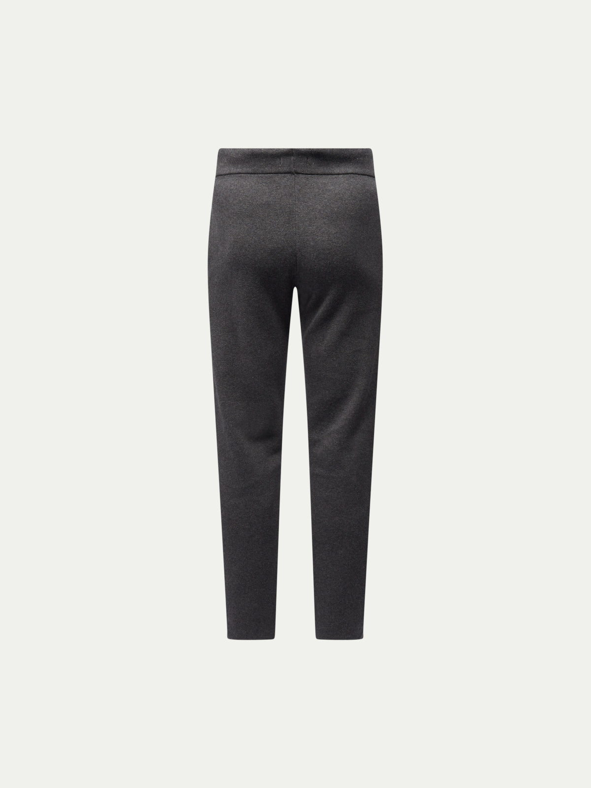 Charcoal Grey Knit Jogger Pants for Men - Comfortable Casual Wear