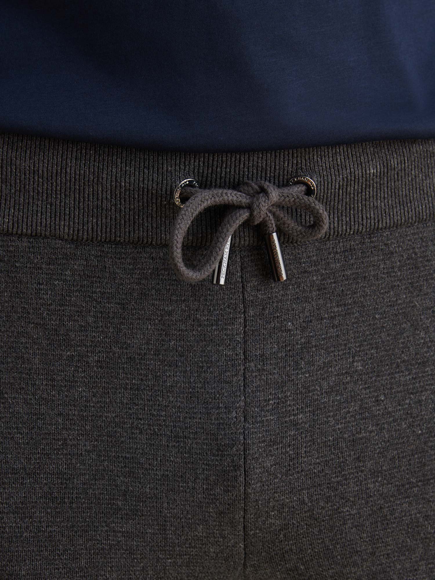 Charcoal Grey Knit Jogger Pants for Men - Comfortable Casual Wear