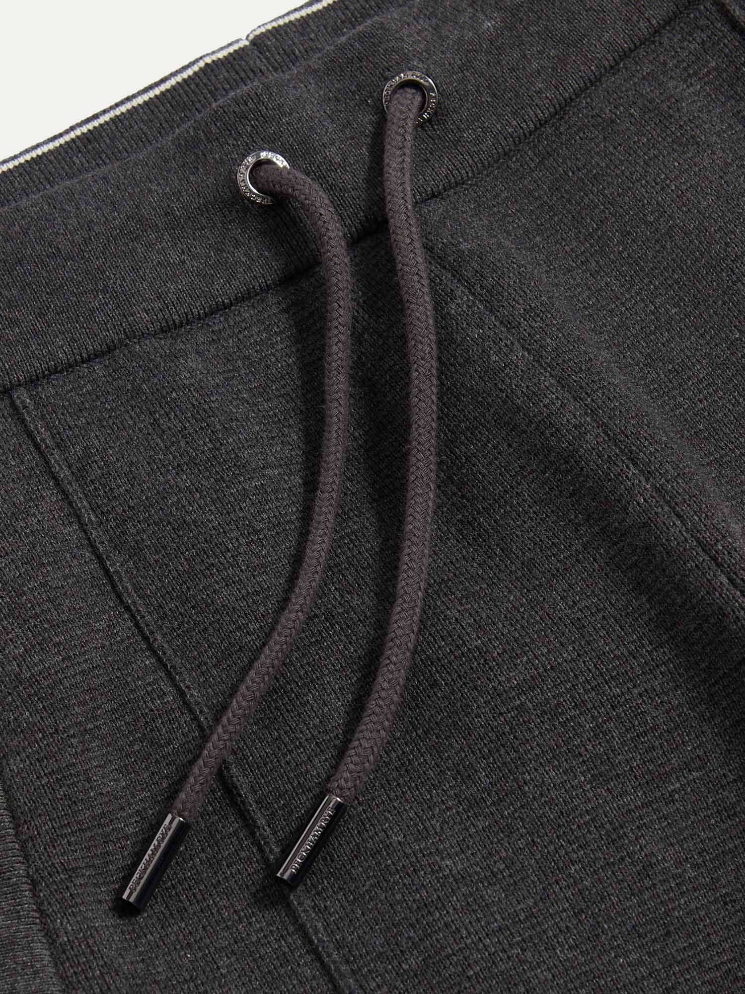Charcoal Grey Knit Jogger Pants for Men - Comfortable Casual Wear
