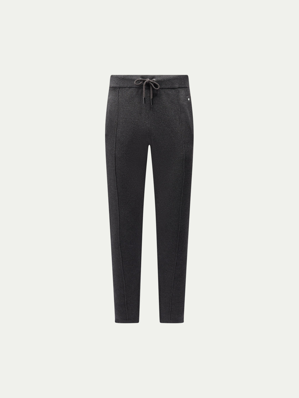Charcoal Grey Knit Jogger Pants for Men - Comfortable Casual Wear