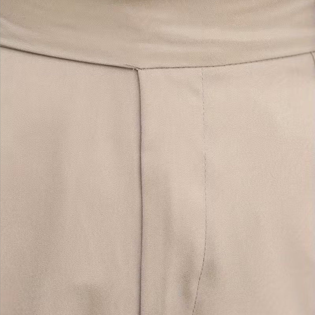 Classic Fit Men's Trousers - Elegant Tailored Style for Formal Wear
