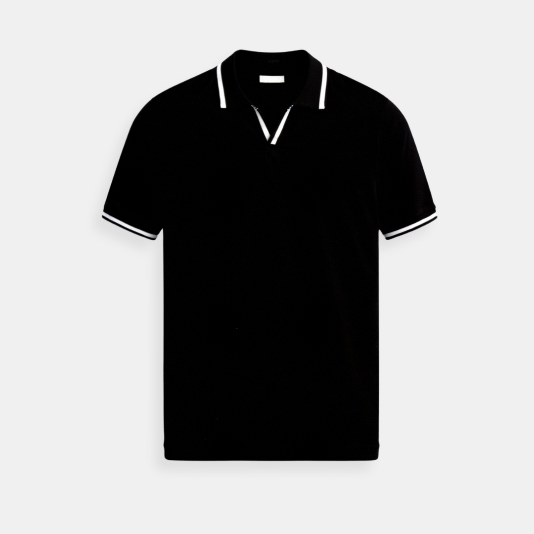 Contrast Slim Fit Polo Shirt - Soft Cotton Blend - Casual Wear - Available in Multiple Colors