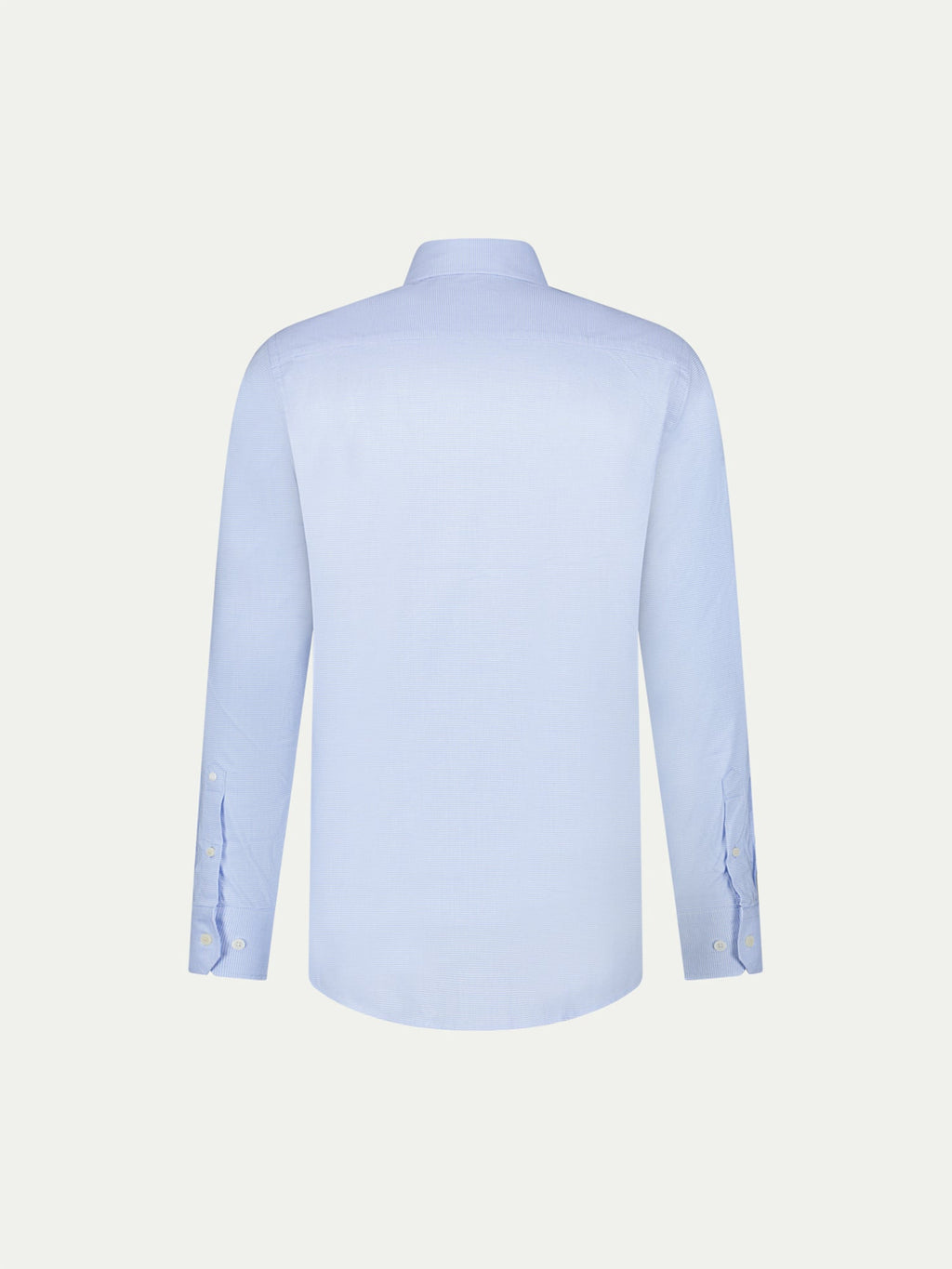 Cutaway Collar Shirt for Men in Blue Blizzard - Cotton Casual Wear