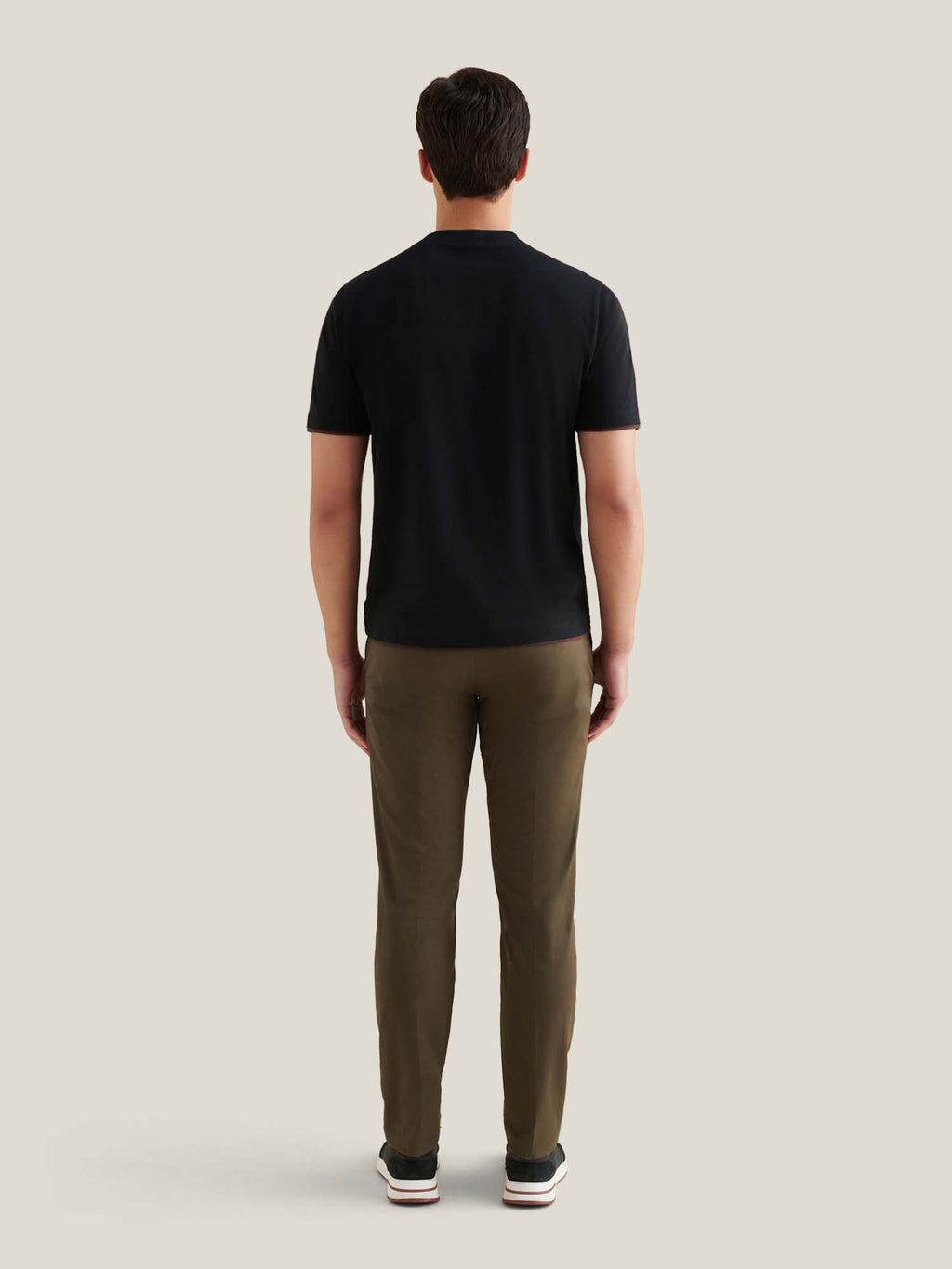 Double Layer Black T-Shirt - Soft Cotton Blend - Casual Wear - Unisex