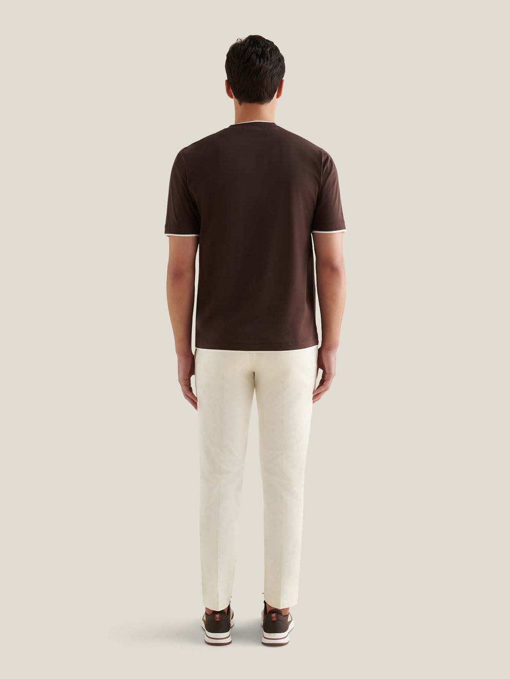Double Layer T-Shirt in Java Color - Comfortable Casual Wear for Everyday Use