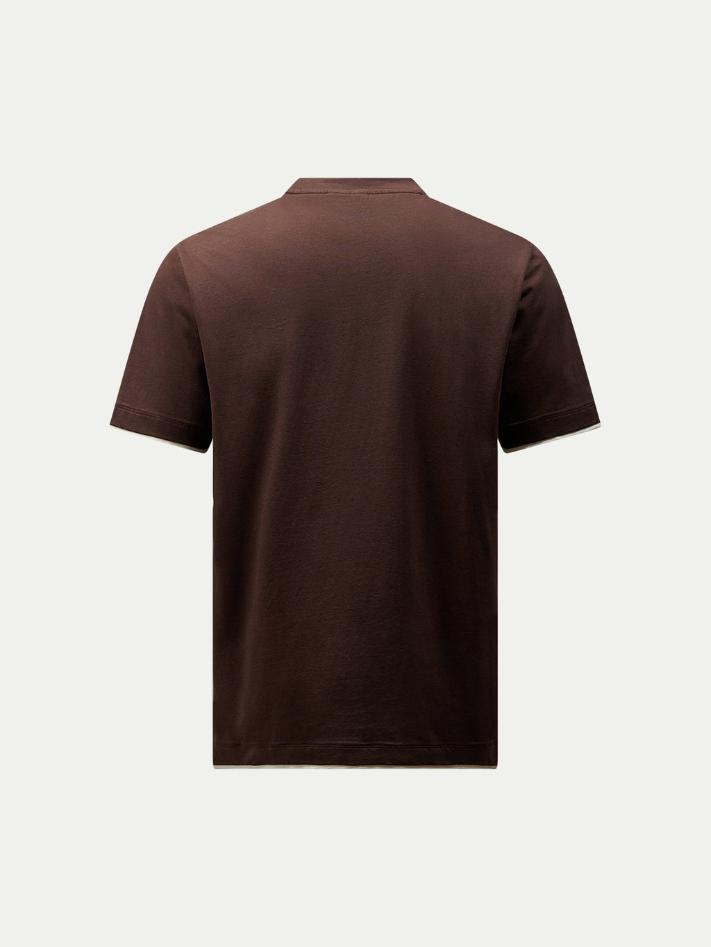 Double Layer T-Shirt in Java Color - Comfortable Casual Wear for Everyday Use