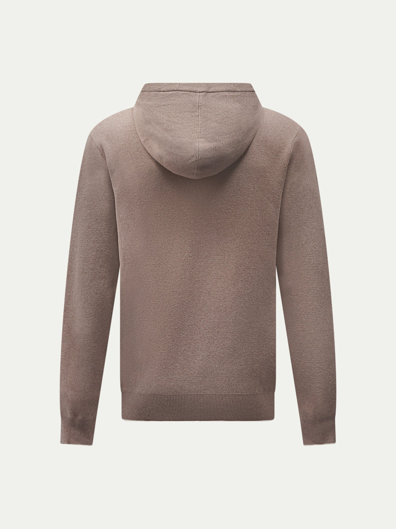 Knit Zip Hoodie in Iron - Comfortable Casual Wear for Men