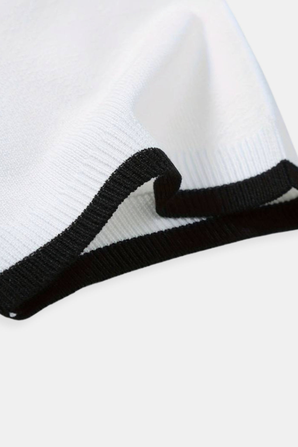 Knitted Quarter Zip Golf Polo Shirt for Men - Comfortable Performance Wear