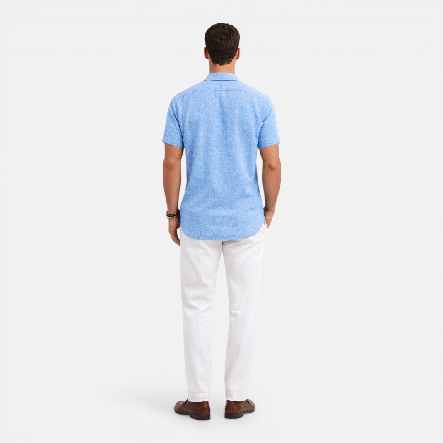 Lightweight Breathable Short Sleeve Summer Shirt for Men