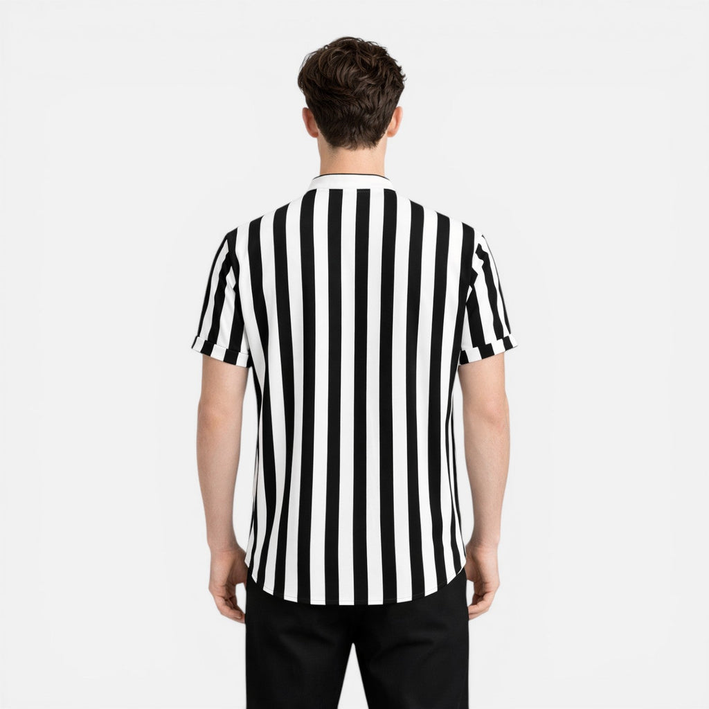 Lightweight Vertical Stripe Slim Fit Summer Shirt for Men