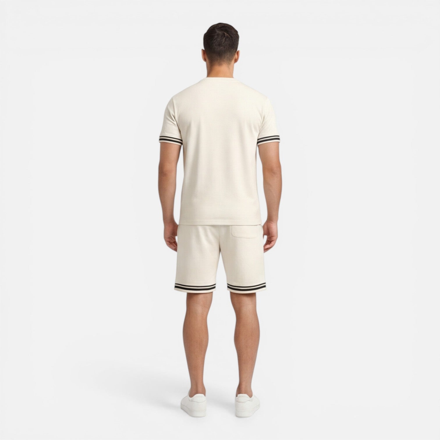 Men's Breathable Casual Shorts Set for Summer Comfort and Style
