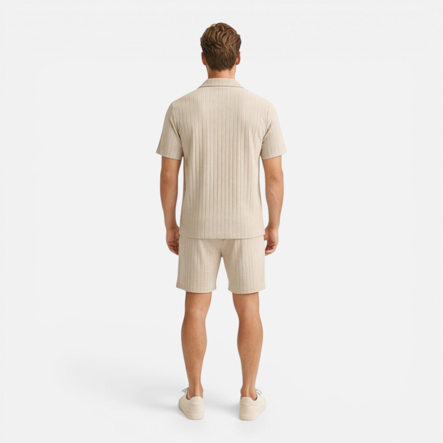 Men's Breathable Summer Shirt and Shorts Set | Casual Co-Ord Outfit