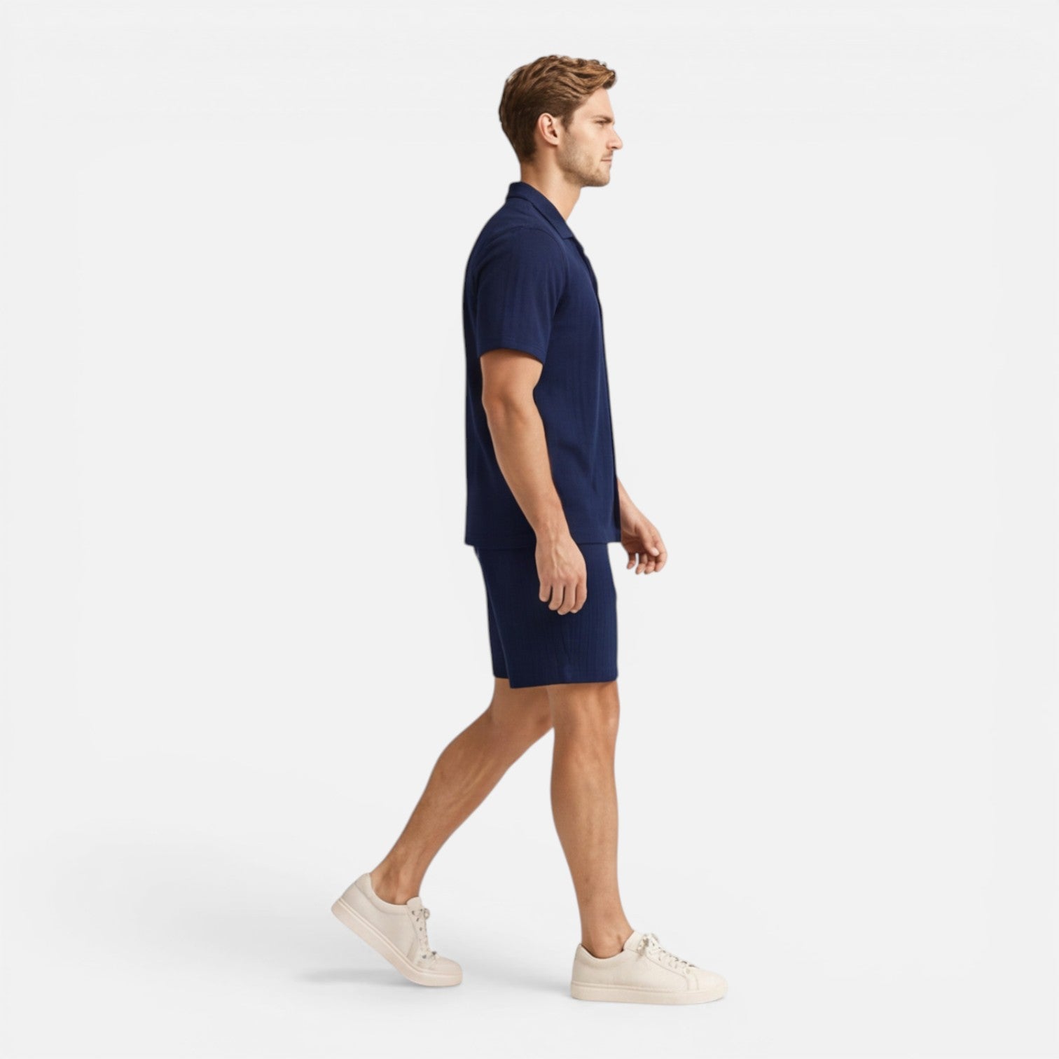 Men's Breathable Summer Shirt and Shorts Set | Casual Co-Ord Outfit