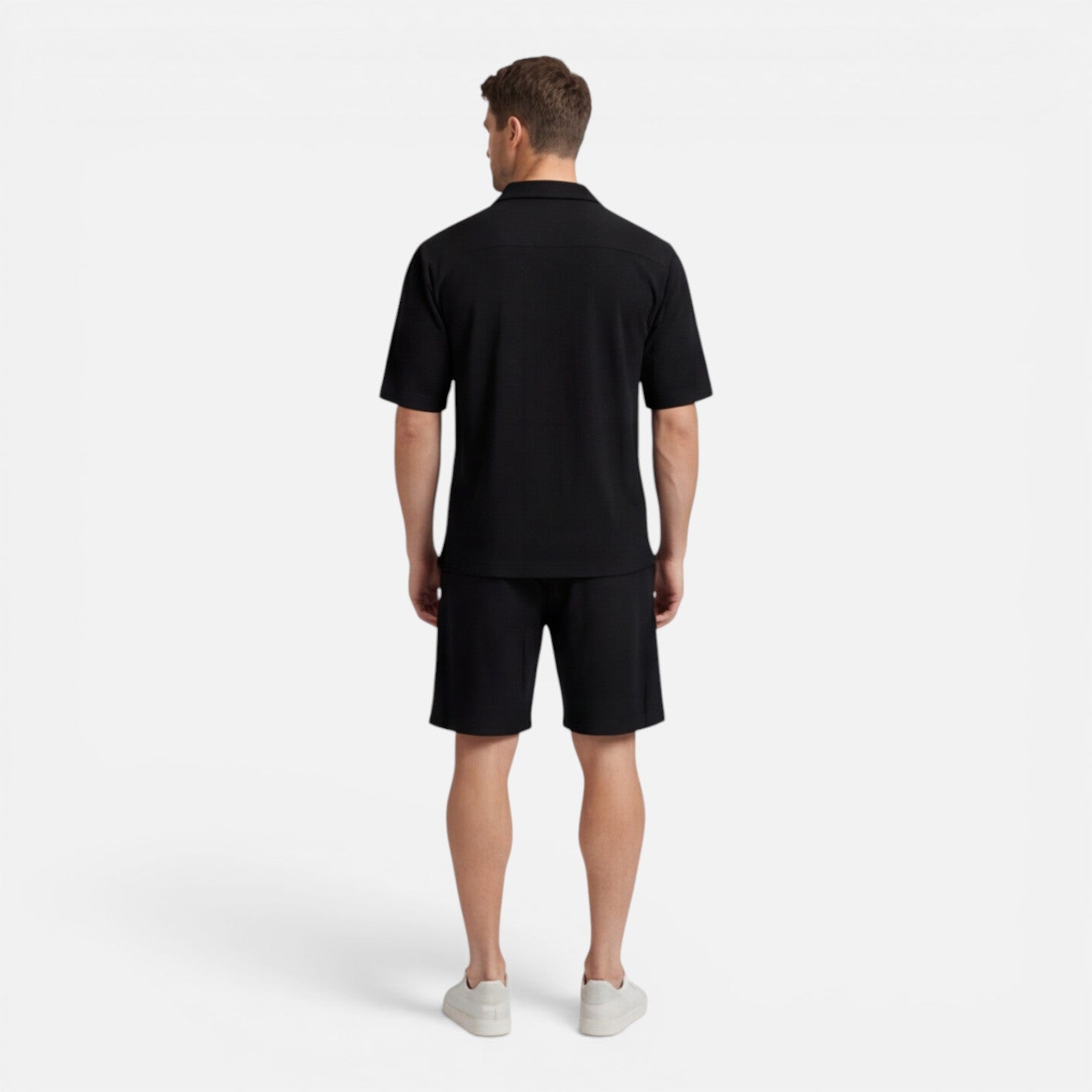 Men's Corduroy Shirt and Shorts Set | Casual Summer Outfit for Everyday Wear