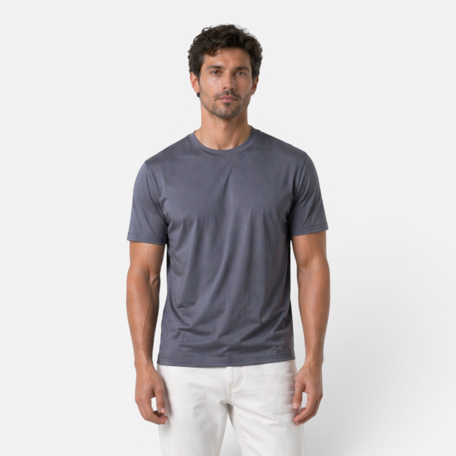 Men's Ice Silk Cooling T-Shirt | Lightweight & Soft Casual Tee