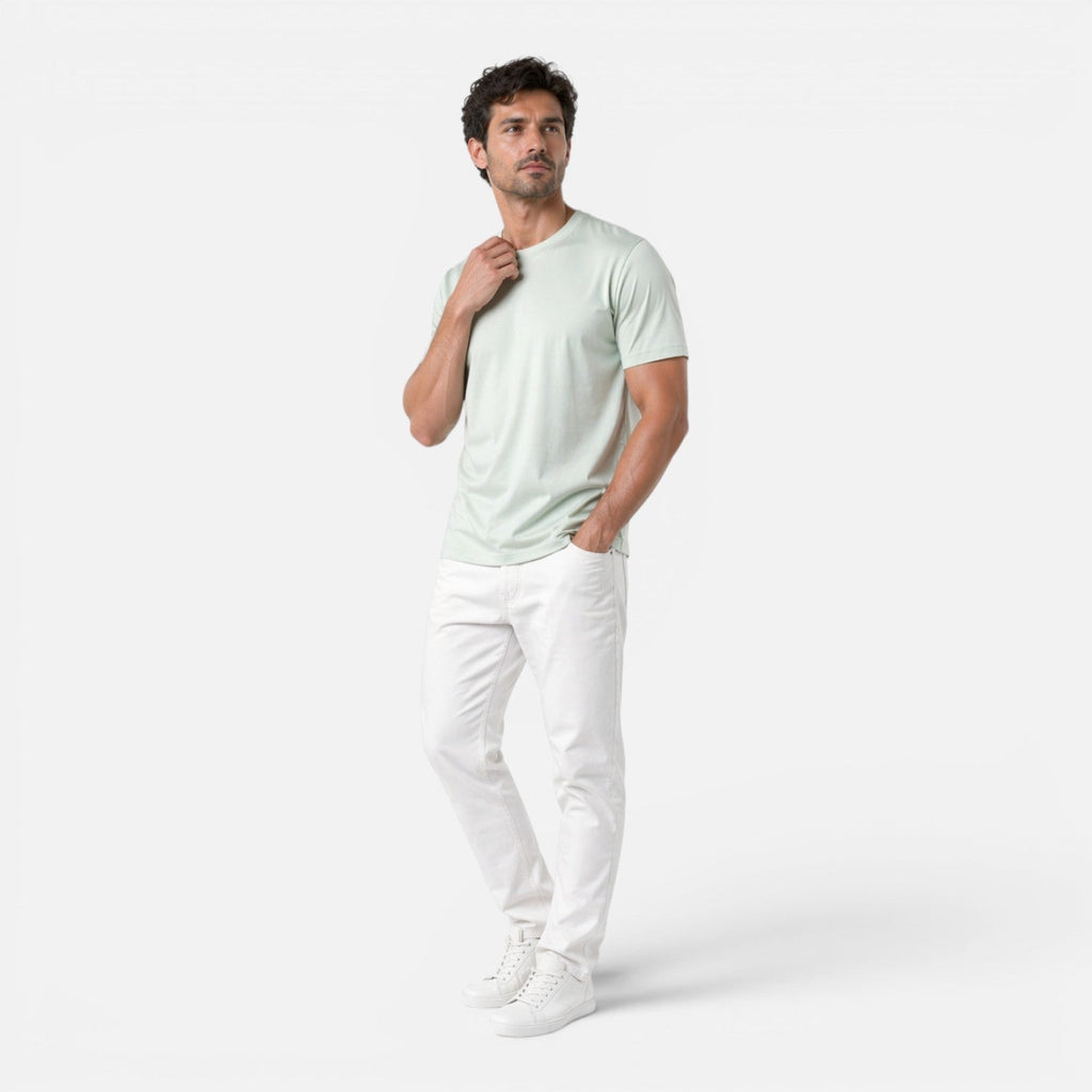 Men's Ice Silk Cooling T-Shirt | Lightweight & Soft Casual Tee