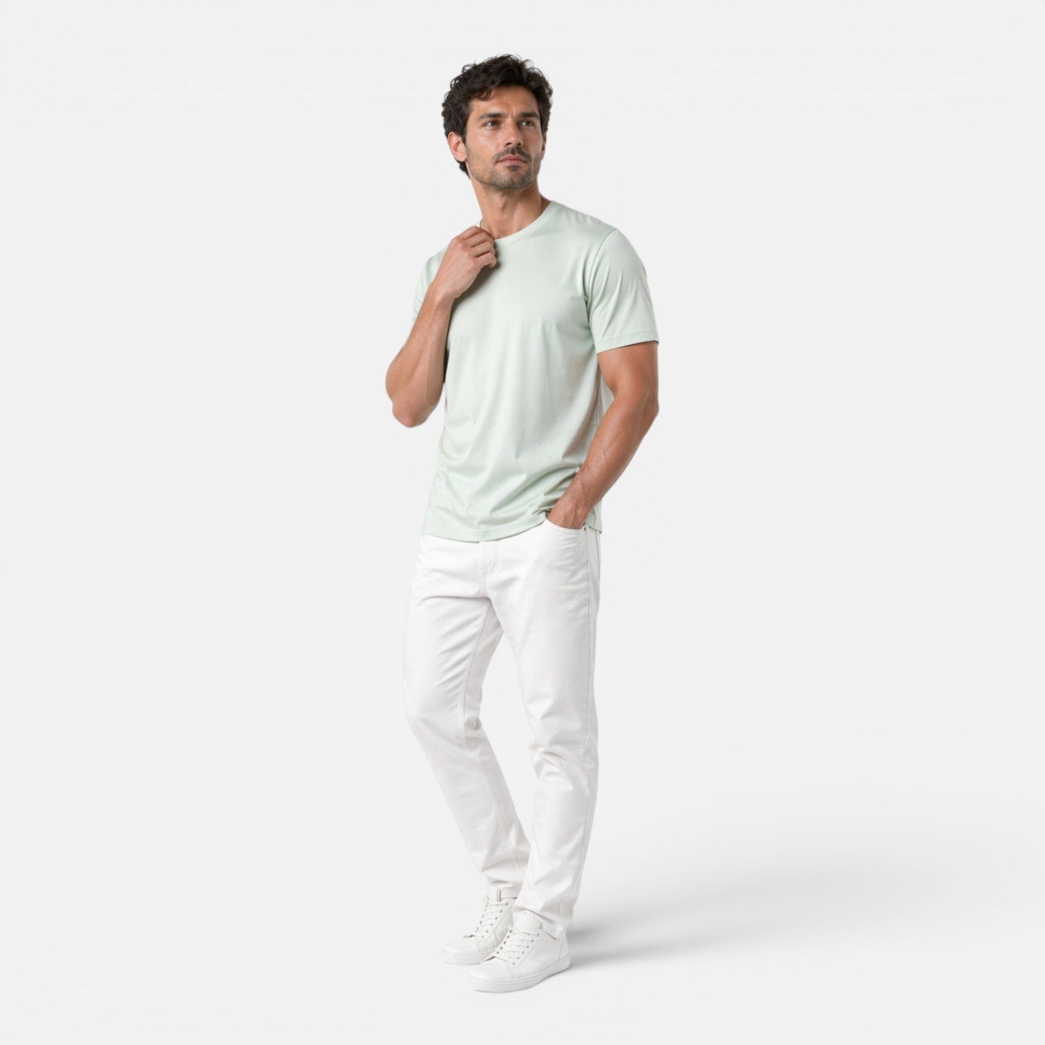 Men's Ice Silk Cooling T-Shirt | Lightweight & Soft Casual Tee