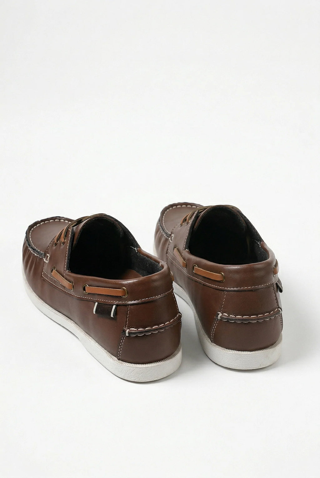 Men's Leather Boat Shoes - Casual Spring Style for Everyday Wear