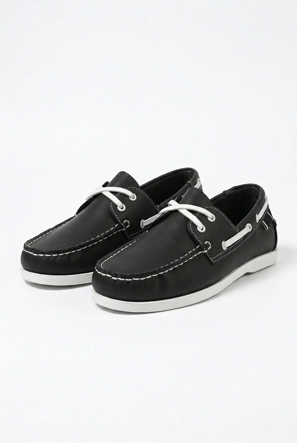 Men's Leather Boat Shoes - Casual Spring Style for Everyday Wear