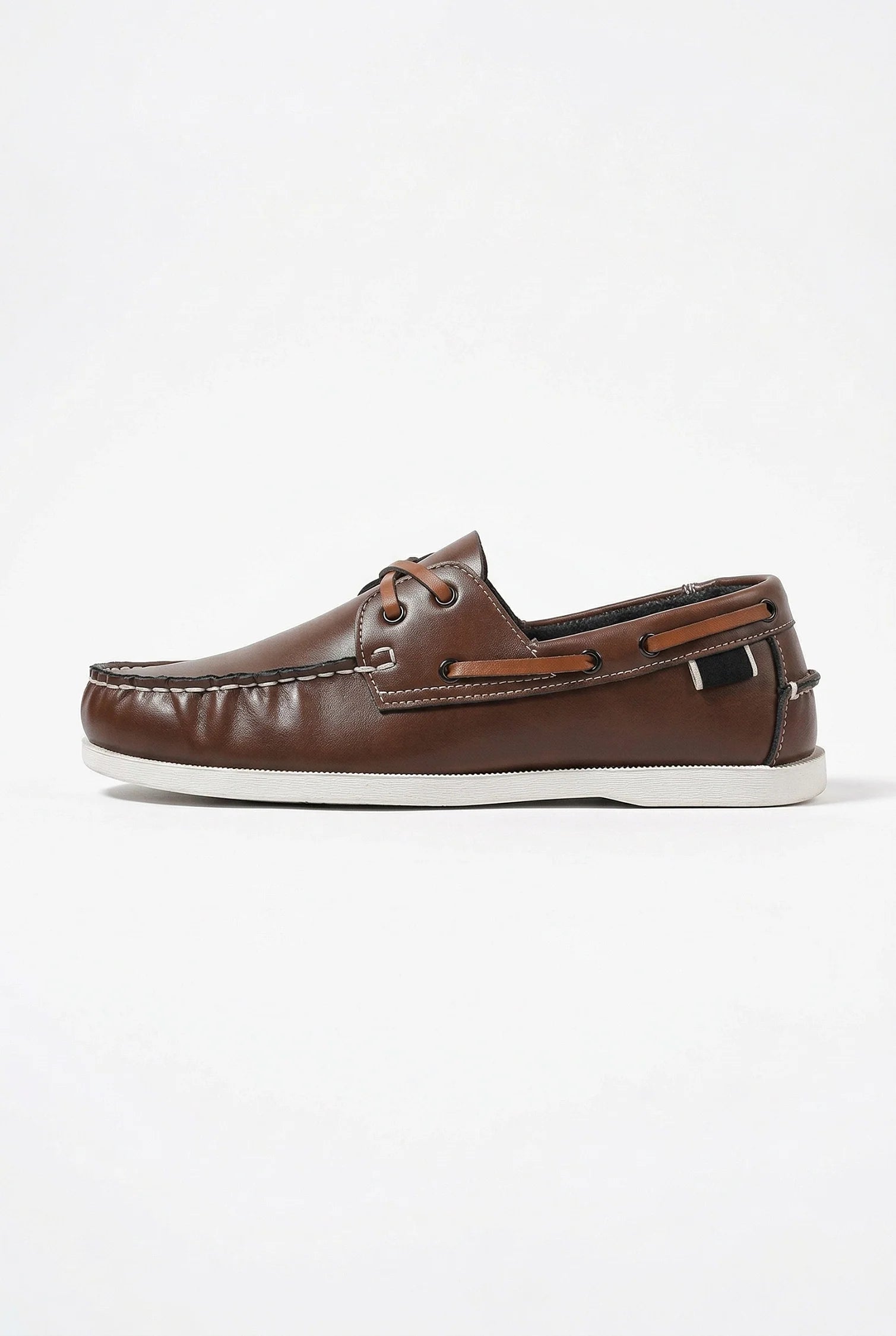 Men's Leather Boat Shoes - Casual Spring Style for Everyday Wear