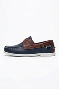 Men's Leather Boat Shoes - Casual Spring Style for Everyday Wear