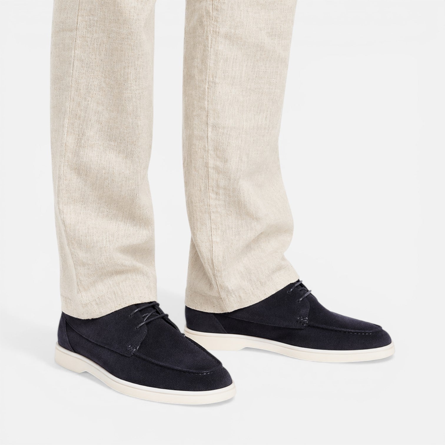 Men's Leather Lace-Up Loafers | Dress Shoes for Formal and Casual Wear