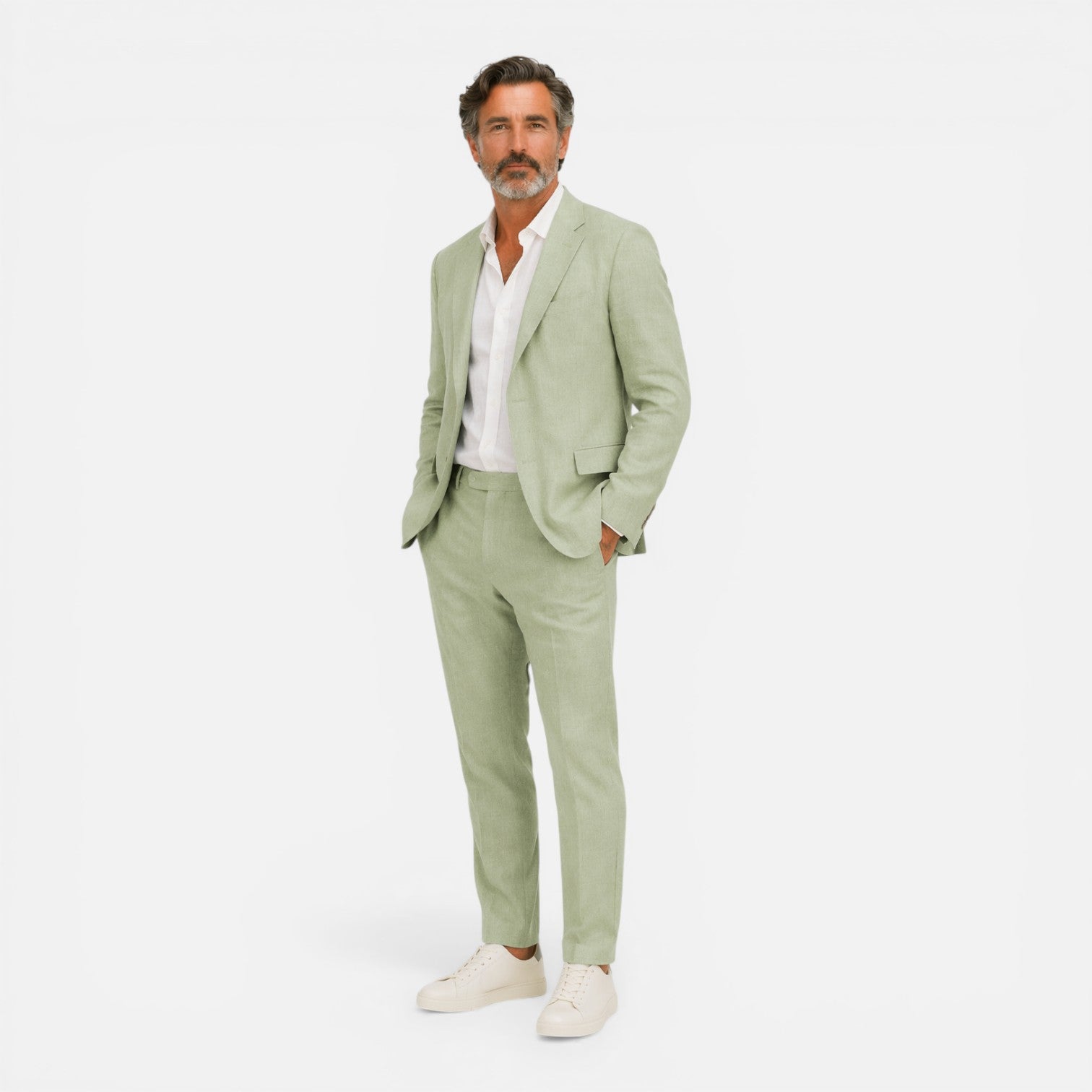Men's Lightweight Summer Wedding Suit | 2-Piece Set for Formal Events