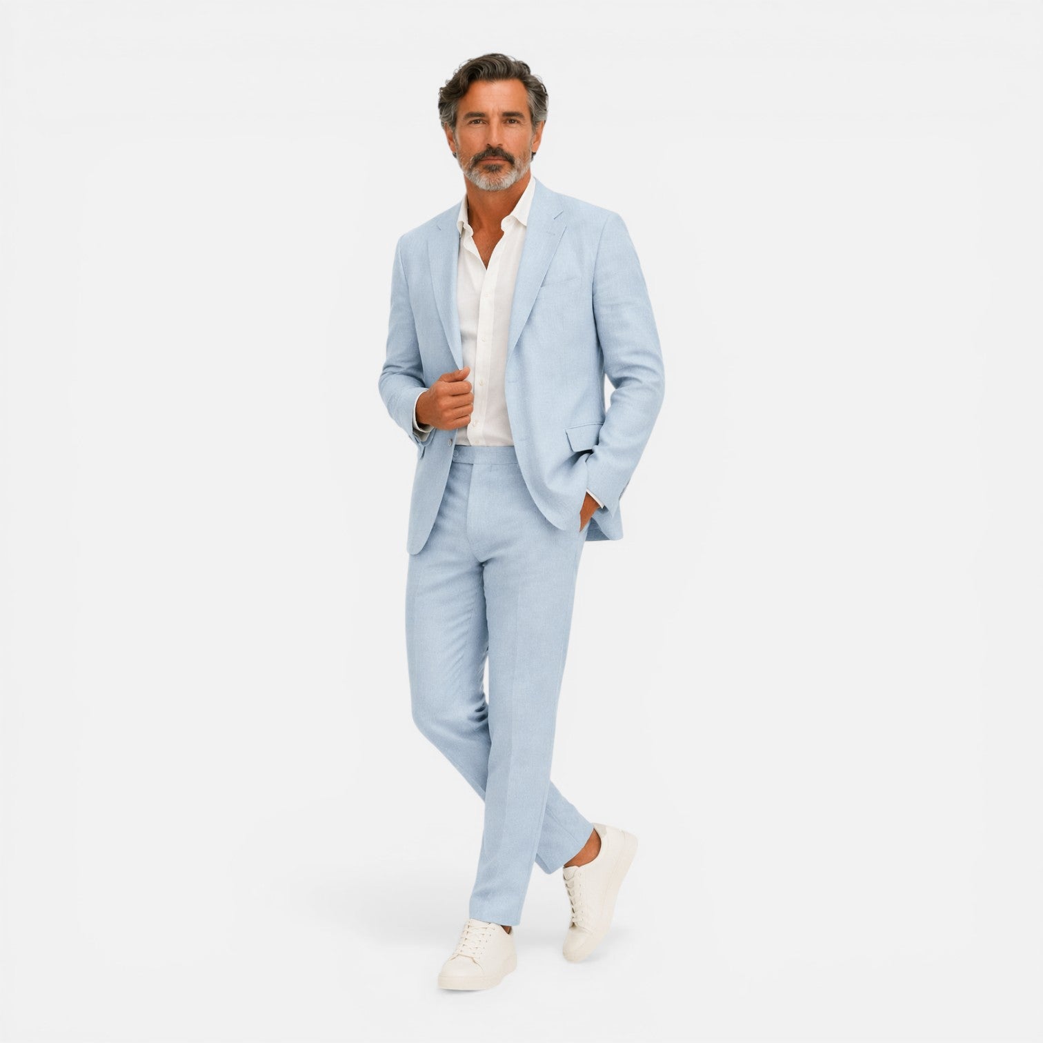 Men's Lightweight Summer Wedding Suit | 2-Piece Set for Formal Events