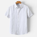 Men's Linen Short Sleeve Shirt | Breathable Comfort | Classic Fit