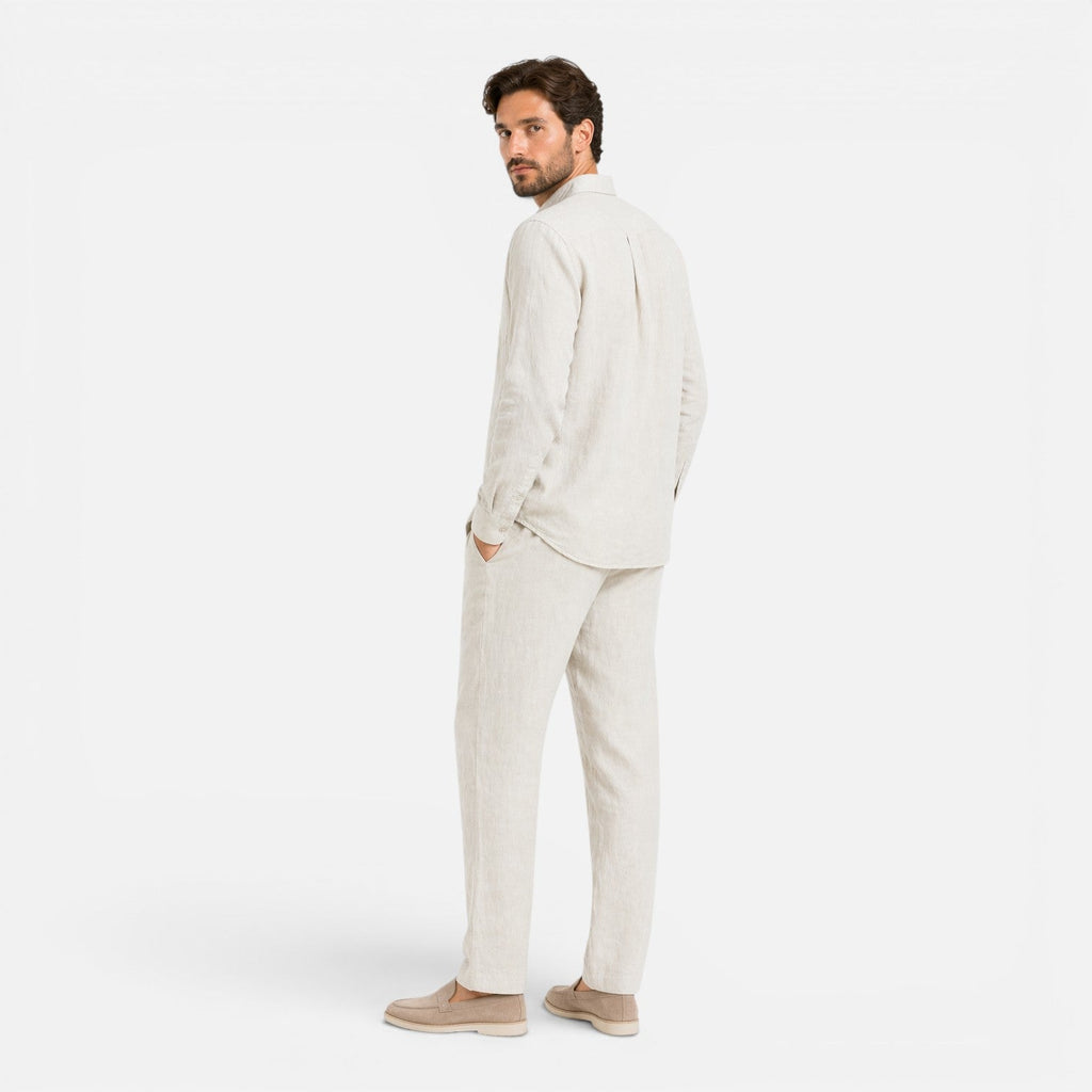 Men's Linen Summer Outfit | Lightweight Breathable Two-Piece Set