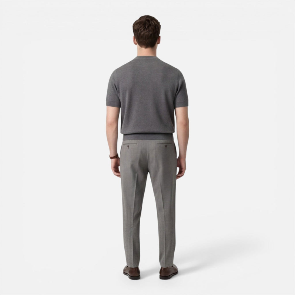 Men's Slim Fit Knit T-Shirt | Breathable Cotton | Summer Casual Wear