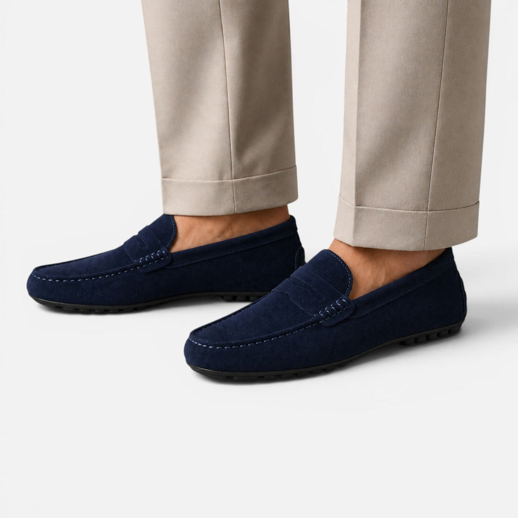 Men's Suede Loafers | Lightweight Slip-On Comfort Shoes for Casual Wear