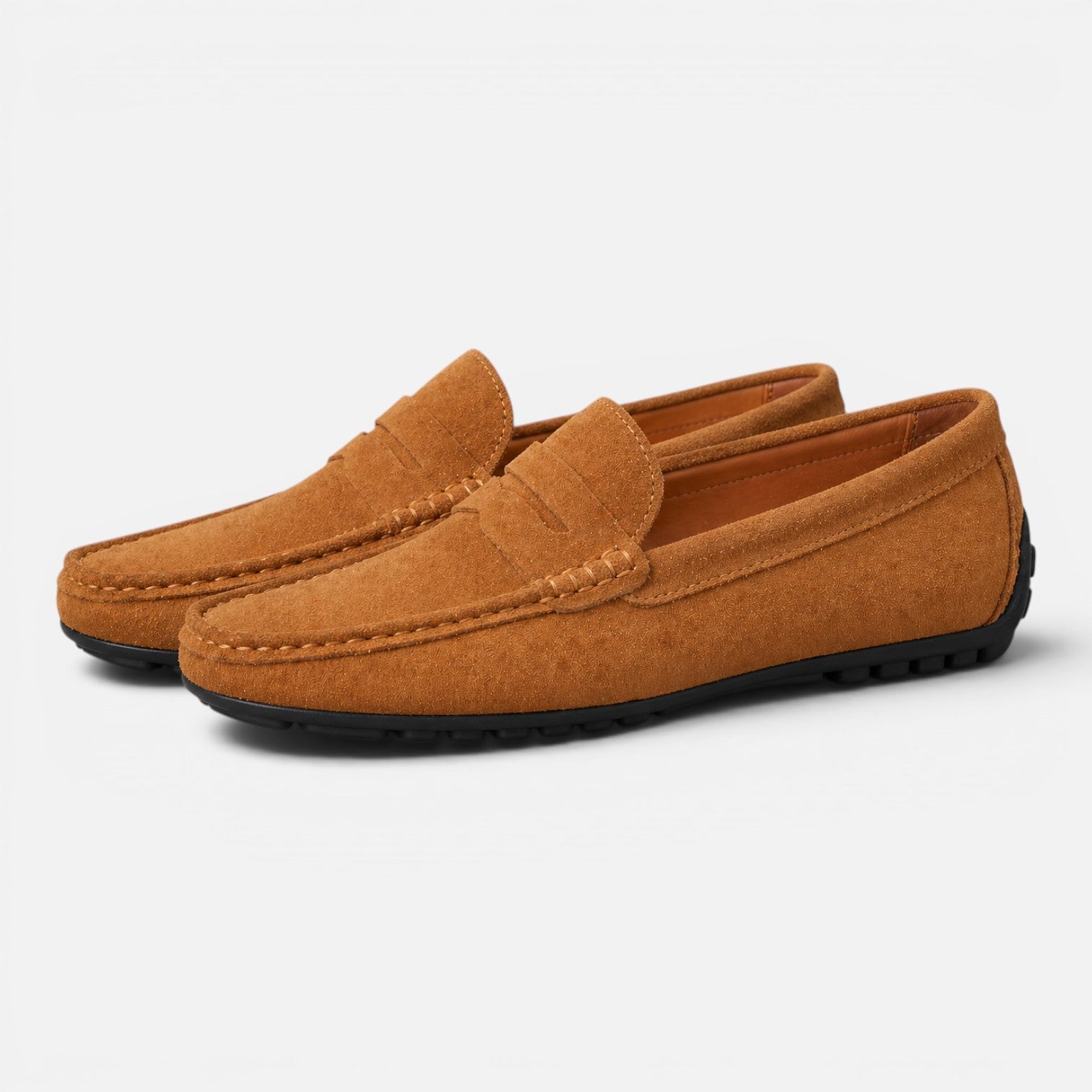 Men's Suede Loafers | Lightweight Slip-On Comfort Shoes for Casual Wear