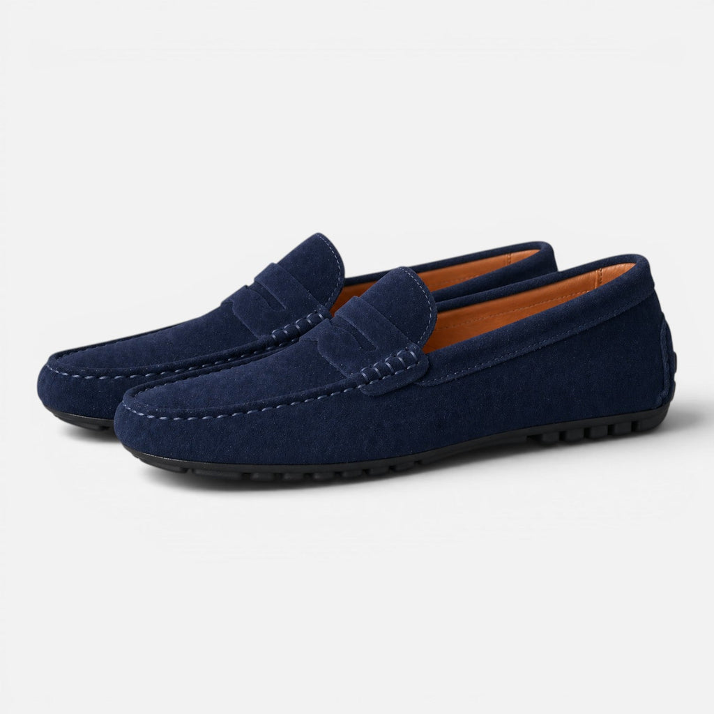 Men's Suede Loafers | Lightweight Slip-On Comfort Shoes for Casual Wear