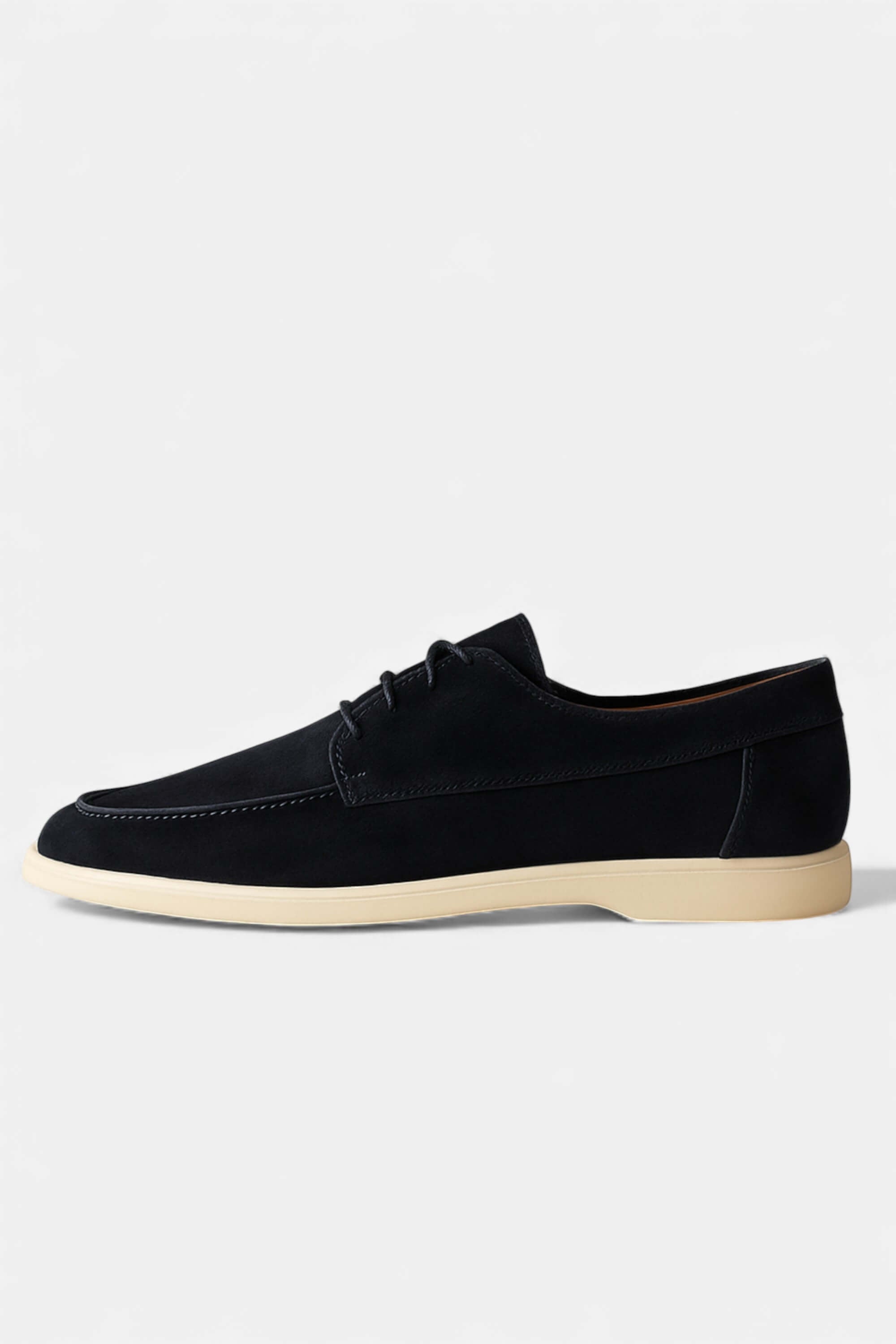 Men's Suede-Look Casual Boat Loafers - Comfortable Slip-On Footwear