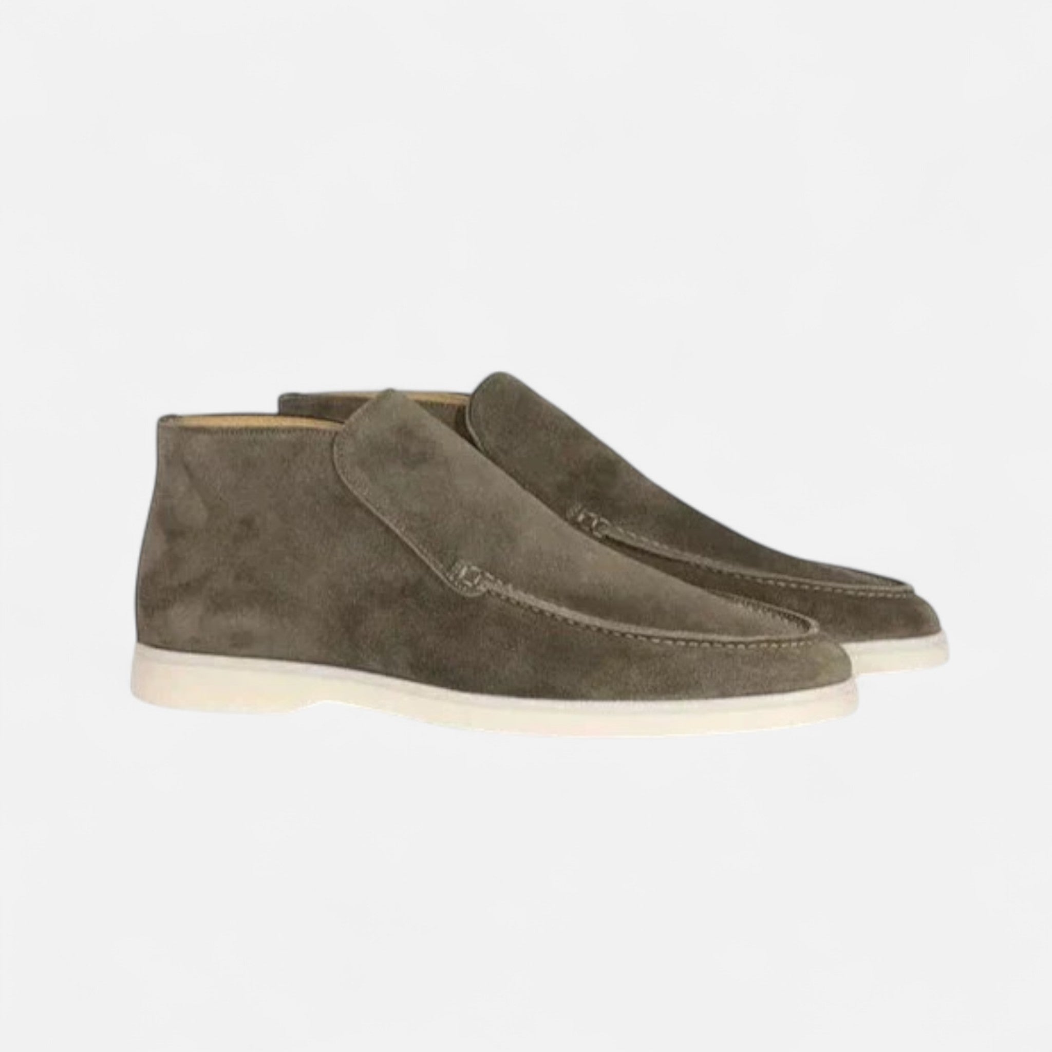 Men's Suede Slip-On Loafers for Smart Casual Wear and Everyday Comfort