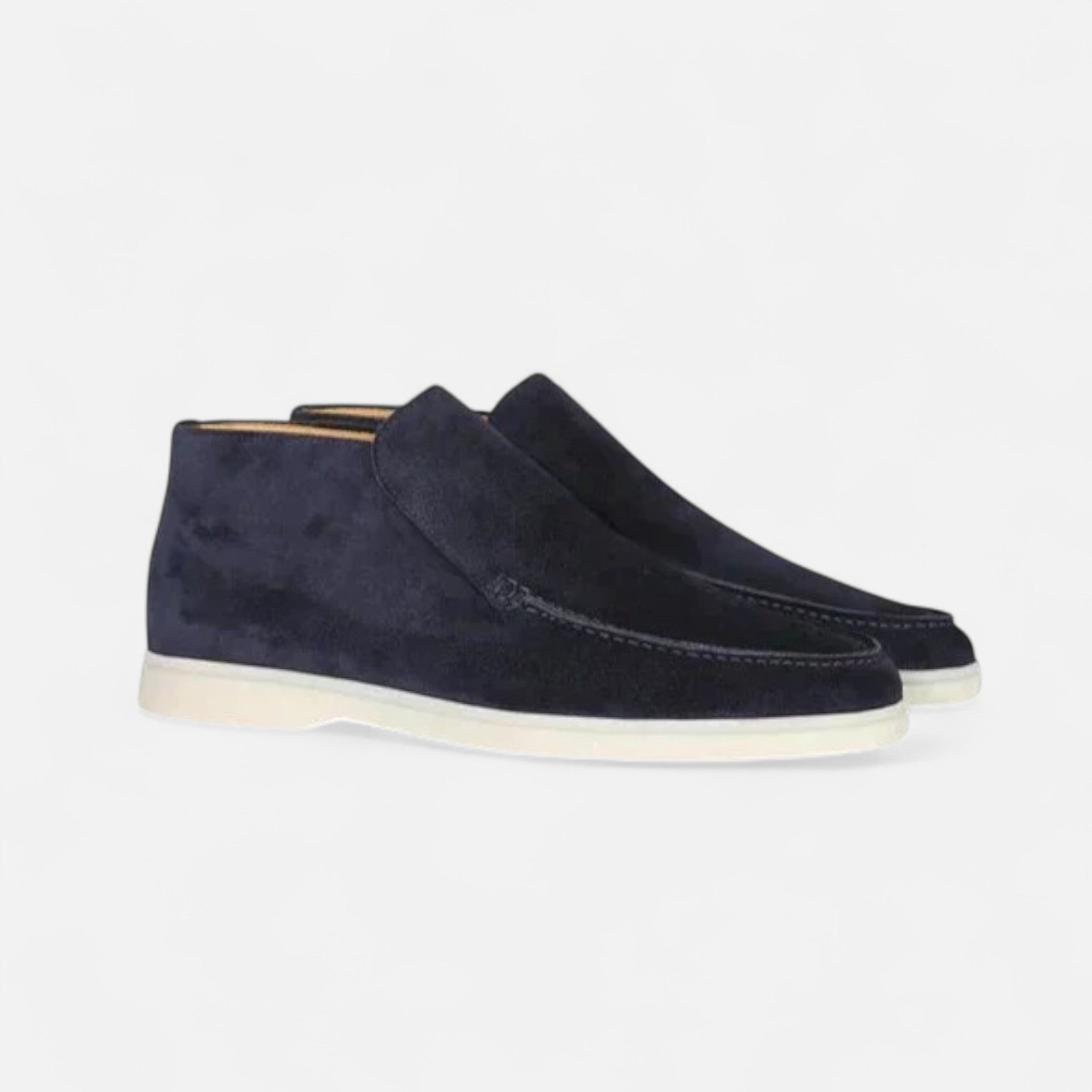 Men's Suede Slip-On Loafers for Smart Casual Wear and Everyday Comfort