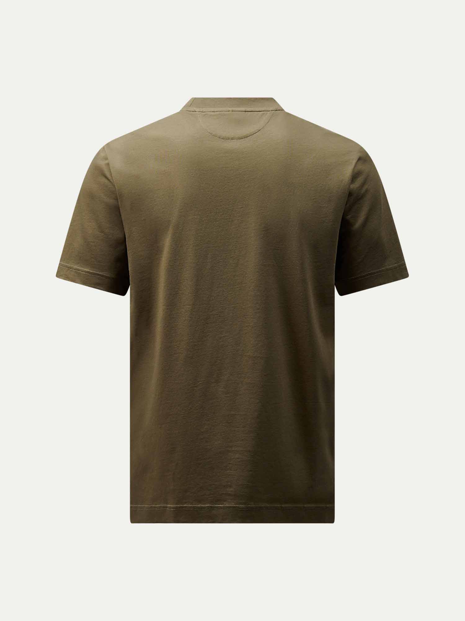 Mercerised Cotton T-Shirt for Men in Sea Turtle Color - Casual Wear