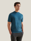 Mercerised Cotton T-Shirt in Stargazer Color - Casual Wear for Everyday Use