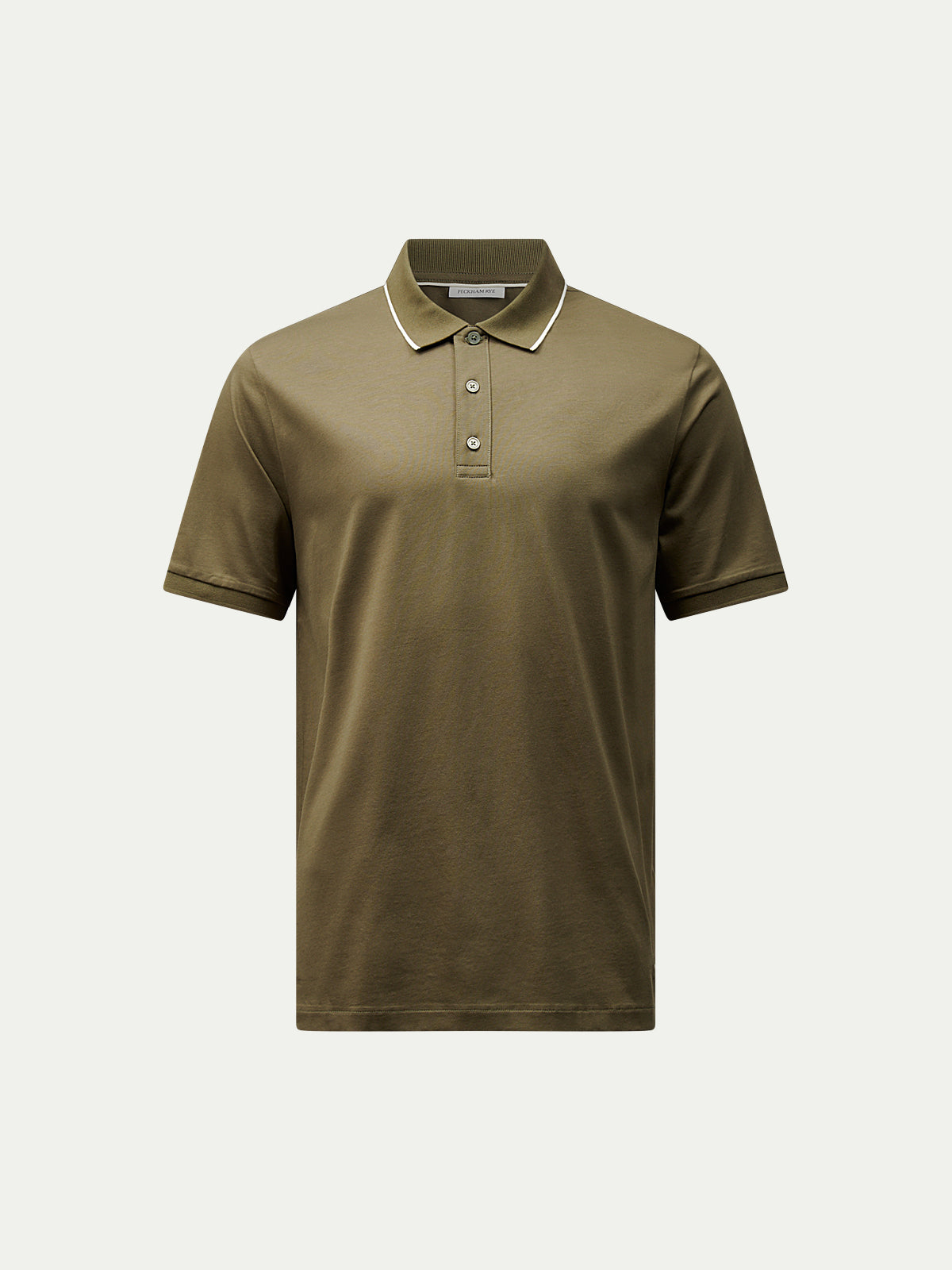 Mercerised Polo Shirt in Sea Turtle Color with Tipped Design for Casual Wear