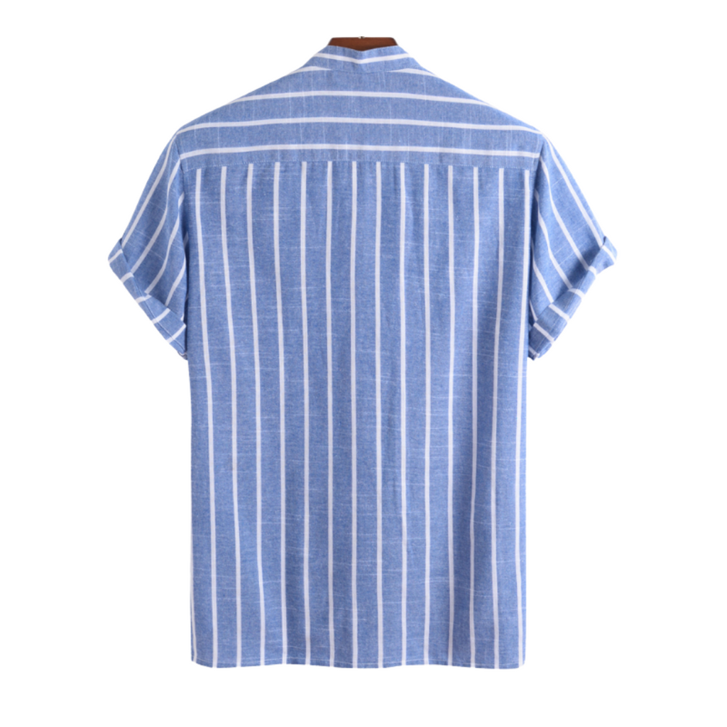 Sailor Style Polo Shirt in Cotton Blend for Casual Wear and Everyday Use