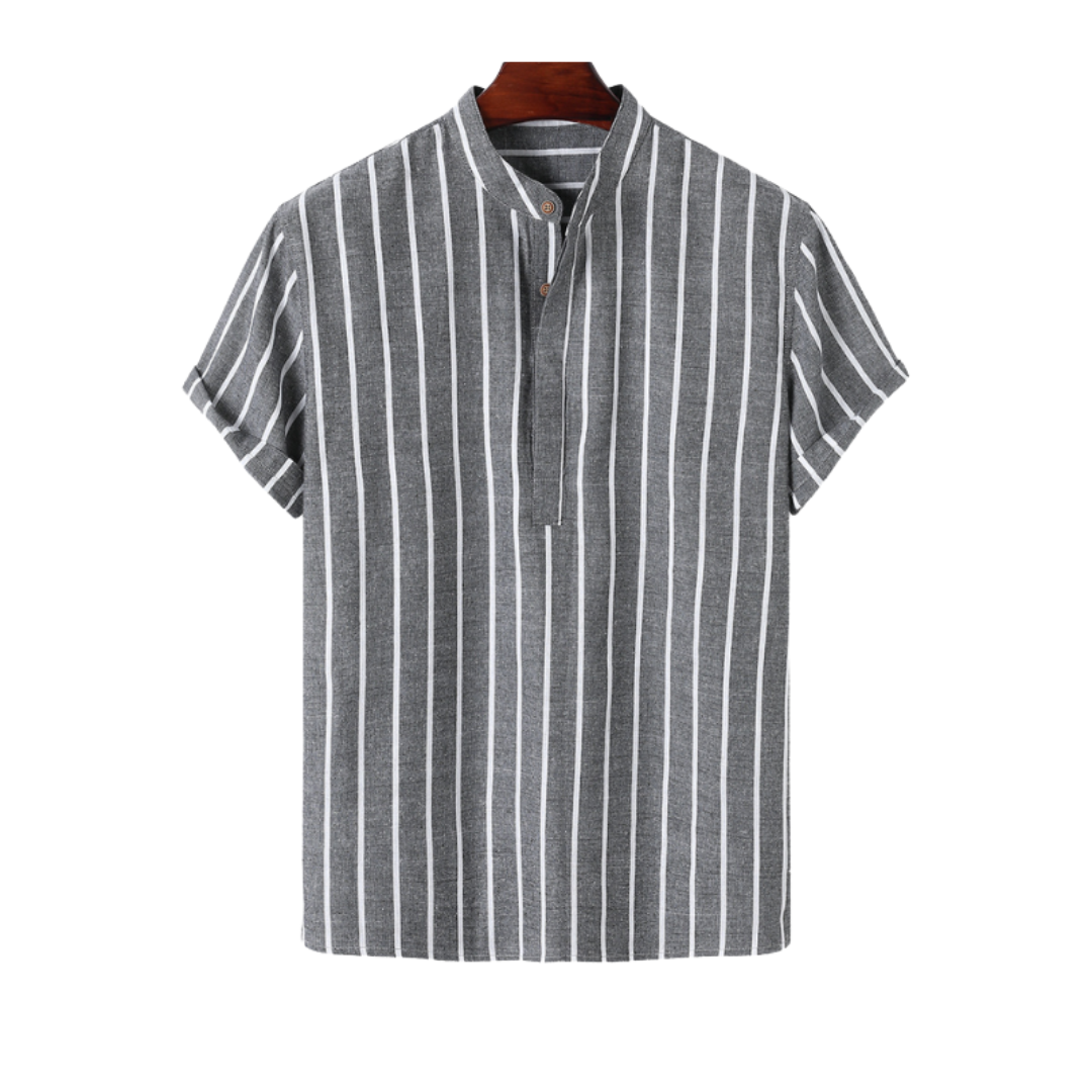 Sailor Style Polo Shirt in Cotton Blend for Casual Wear and Everyday Use