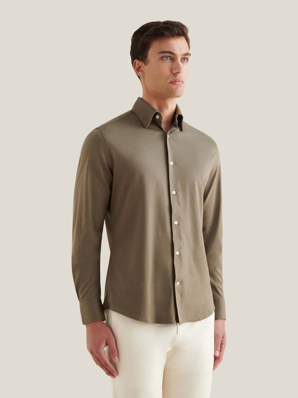 Sea Turtle Jersey Hidden-Button Shirt for Casual Wear