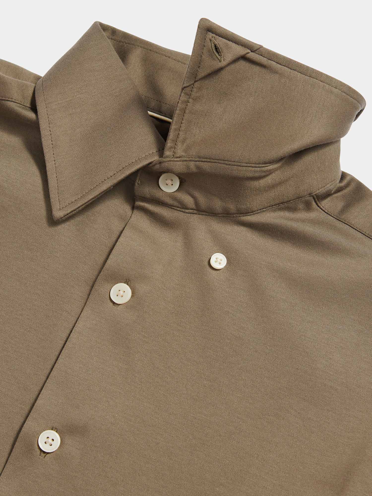 Sea Turtle Jersey Hidden-Button Shirt for Casual Wear