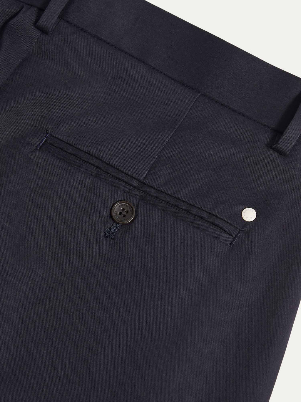 Stretch Cotton Trouser in Dark Sapphire Navy for Casual or Formal Wear